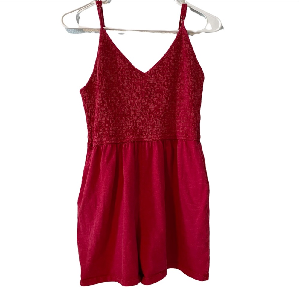 Red romper